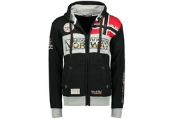Geographical Norway Funktionsjacke Herren Sweatjacke421 Schwarz (421)
