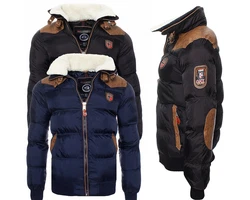 Geographical Norway Designer Herren Winterjacke Abraham Jacke Navy