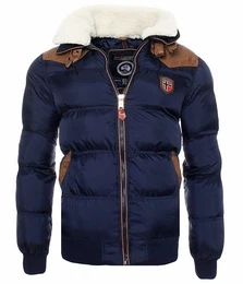 Winterjacke Designer Herren Winterjacke Abraham Jacke Navy S