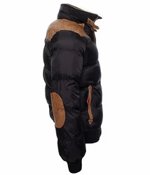 Geographical Norway Designer Herren Winterjacke Abraham Jacke Schwarz