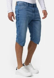 Indicode Jeansshorts Jaspar Blau/Hellblau