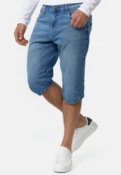 Indicode Jeansshorts Jaspar Blau/Hellblau