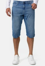 Indicode Jeansshorts Jaspar Blau/Hellblau