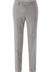 Carl Gross Anzughose Grau/Hellgrau/Beige