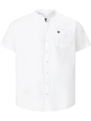 Charles Colby Kurzarmhemd DUKE KERRY Weiß/Creme/Grau/Dunkelblau