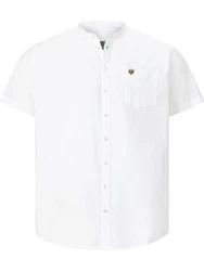 Charles Colby Kurzarmhemd DUKE KERRY Weiß/Creme/Grau/Dunkelblau