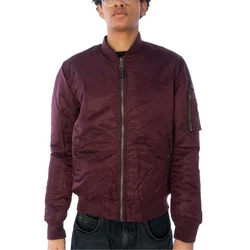 Schott NYC Bomberjacke Jacke Schott NYC Bomber Dunkelrot/Bordeaux/Lila