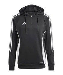 adidas Performance Sweatshirt Tiro 24 Training Hoody Schwarz/Dunkelgrau