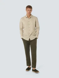 NO EXCESS Langarmhemd Beige/Khaki