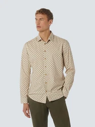 NO EXCESS Langarmhemd Beige/Khaki
