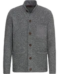 Reitmayer Strickjacke Linksstrickjacke Dunkelgrau/Grau/Hellgrau