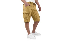 Indicode Cargoshorts Kjeld Khaki/Beige/Braun