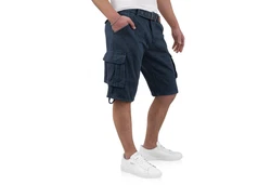 Indicode Cargoshorts Kjeld Blau/Dunkelblau