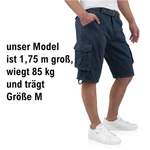 Indicode Cargoshorts Kjeld Blau/Dunkelblau