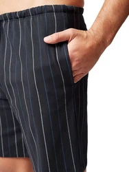 HUBER Loungehose Night Basic Selection Dunkelblau/Blau