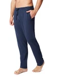 HUBER Loungehose Night Basic Selection Herren  Dunkelblau/Blau