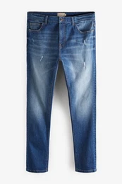Bandeau-Bikini-Top Jeans (1-St)