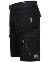 Geographical Norway Shorts Cargo Shorts Schwarz/Dunkelblau/Khaki