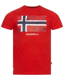 Kurzarmshirt T-Shirt Herren Shirt Hemd Sommer Baumwolle Print