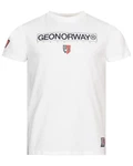 Geographical Norway Kurzarmshirt T-Shirt Herren  Weiß/Rot/Dunkelblau/Beige/Creme