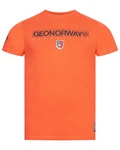 Geographical Norway Kurzarmshirt T-Shirt Herren  Orange/Rot