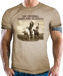 T-Shirt fr Western Fans und Huptlinge: Indian Homeland Security