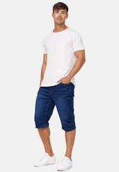 Indicode Herren Jeans Shorts Vasile Blau/Dunkelblau