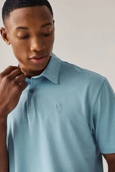 Next Poloshirt Poloshirts aus Jersey im 3er-Pack Hellblau/Blau