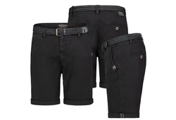 Eight2Nine Chino Shorts Herren Schwarz/Dunkelgrau
