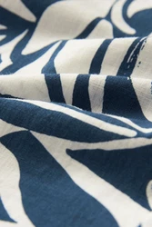 Next Kurzarmhemd mit Blumenmuster Blau