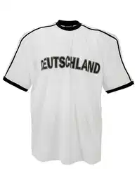 T-Shirt Herren T-Shirt Deutschland LV-120 (Wei, 6XL) Herrenshirt Deutschland