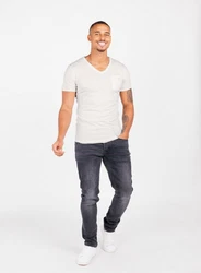 Key Largo T-Shirt Soda Grau/Weiß/Creme/Khaki/Hellblau