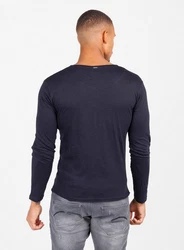 Key Largo Langarmshirt 'MLS00038' navy