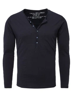Key Largo Langarmshirt 'MLS00038' navy Key Largo Langarmshirt 'MLS00038' navy
