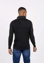 Key Largo Pullover MST LECH Schwarz/Hellblau/Blau/Grau