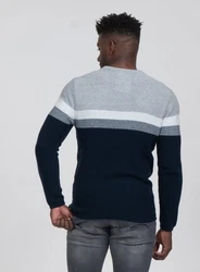 Key Largo Pullover Grau/Schwarz/Dunkelblau/Hellblau