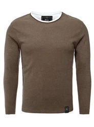 Key Largo Pullover 'Sarasota' Khaki/Braun/Dunkelgrün/Dunkelbraun/Grau