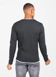 Key Largo Pullover 'Sarasota' Dunkelgrau/Schwarz/Grau/Dunkelblau