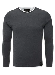 Key Largo Pullover 'Sarasota' Dunkelgrau/Schwarz/Grau/Dunkelblau