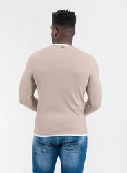 Key Largo Pullover 'Sarasota' Khaki/Beige/Braun
