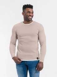 Key Largo Pullover 'Sarasota' Khaki/Beige/Braun