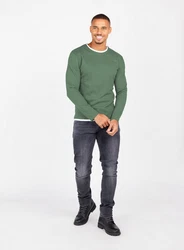 Key Largo Pullover 'Sarasota' Dunkelgrün/Grün