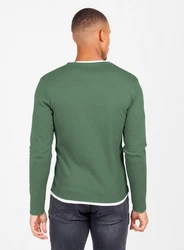 Key Largo Pullover 'Sarasota' Dunkelgrün/Grün