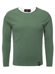 Key Largo Pullover 'Sarasota' Dunkelgrün/Grün