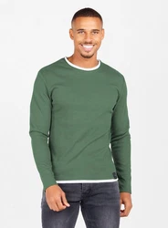 Key Largo Pullover 'Sarasota' Dunkelgrün/Grün