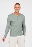 Key Largo Sweatjacke Strickpullover MSW SANDRO Grün/Hellgrün/Hellblau