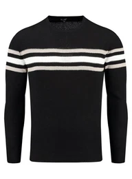 Rundhalspullover MST BOOKING round neck (1-tlg)