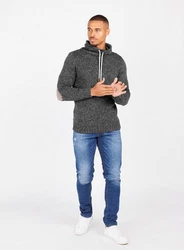 Key Largo Stehkragenpullover MST VINCENT Dunkelgrau/Schwarz/Grau/Hellgrau