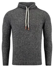 Key Largo Stehkragenpullover MST VINCENT Dunkelgrau/Schwarz/Grau/Hellgrau
