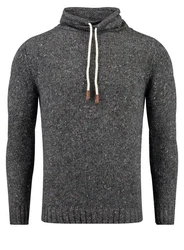 Key Largo Stehkragenpullover MST VINCENT Dunkelgrau/Schwarz/Grau/Hellgrau